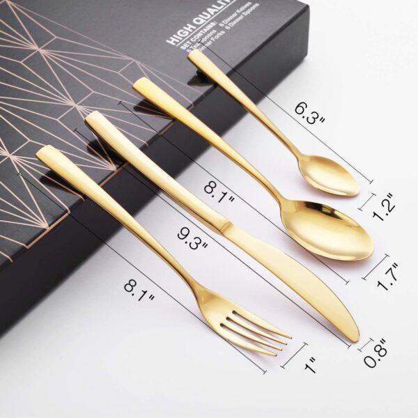 24pcs american cutlery set singles