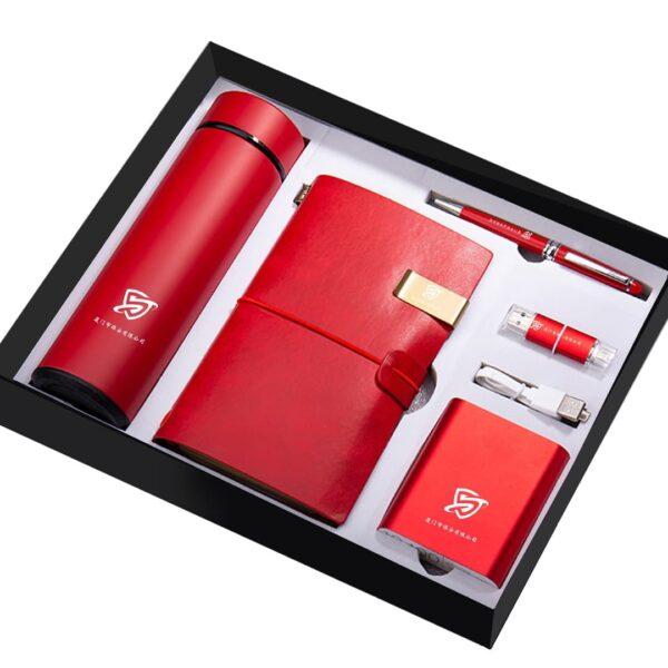5 pcs vintage corporate gift set red