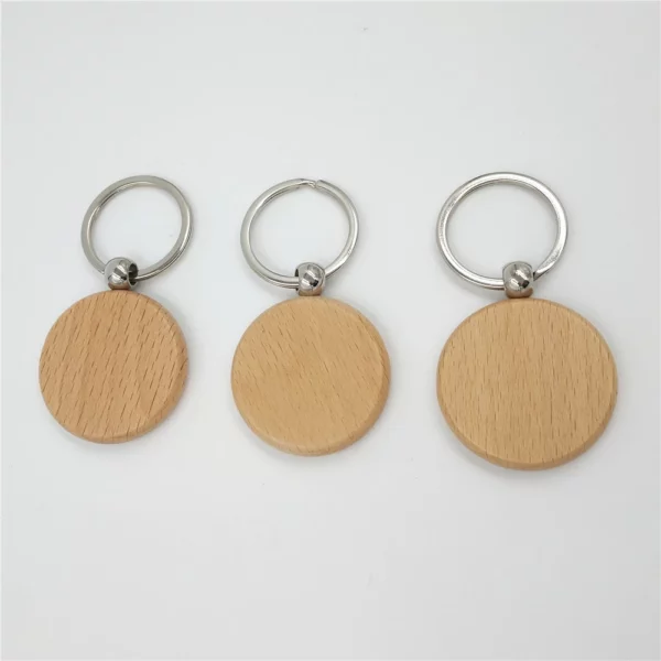 Wooden key rings