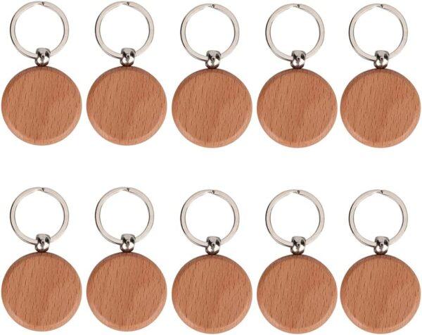 Wooden key rings