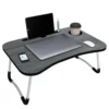 Collapsible laptop table black
