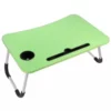 Collapsible laptop table green